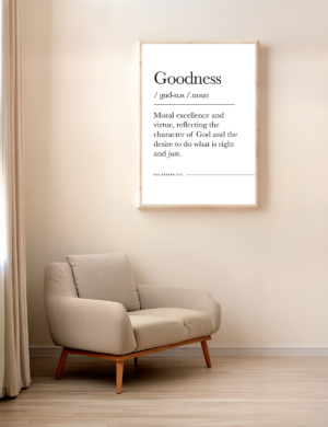Goodness Galatians 5 22
