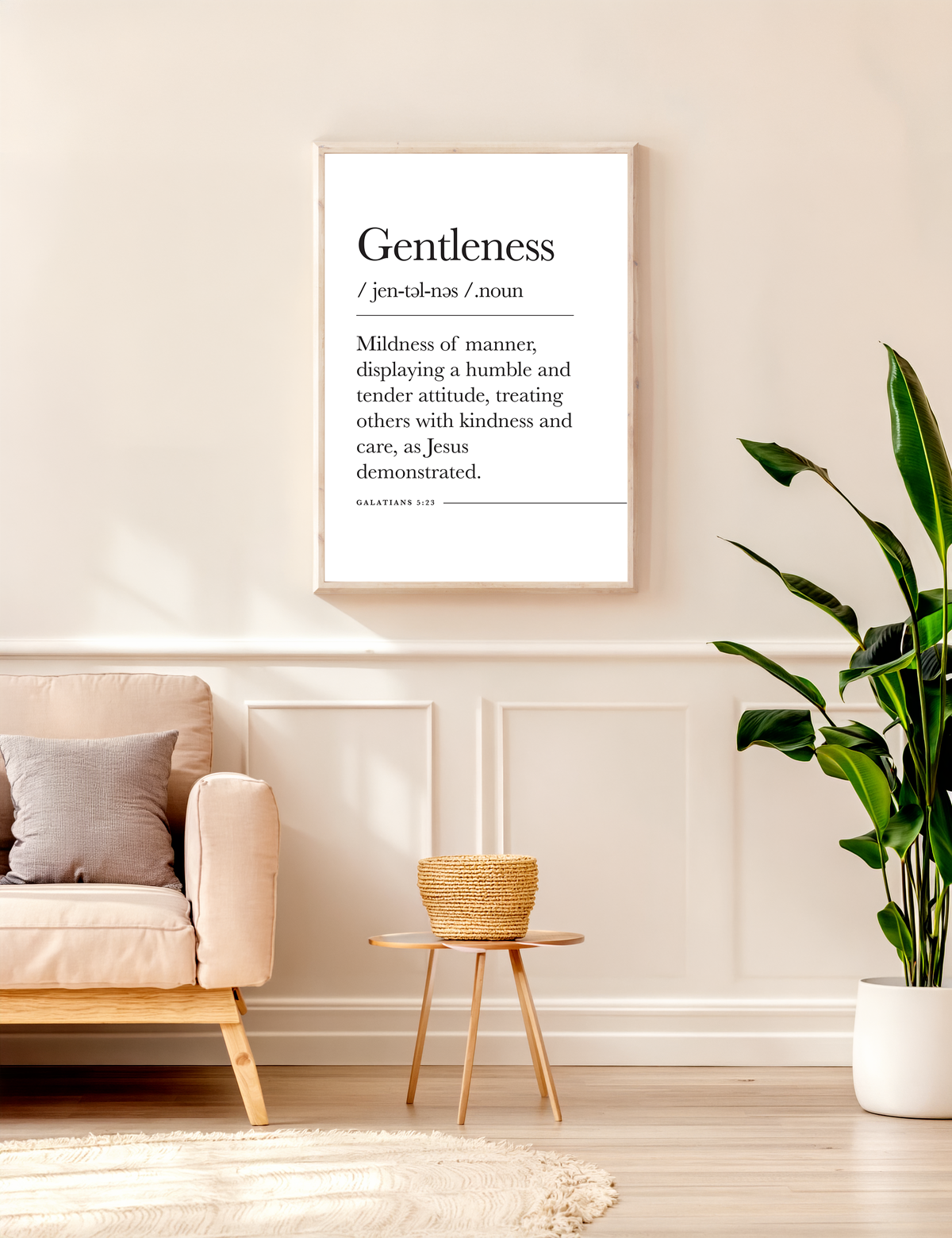 Gentleness Galatians 5 22 Christian Scripture