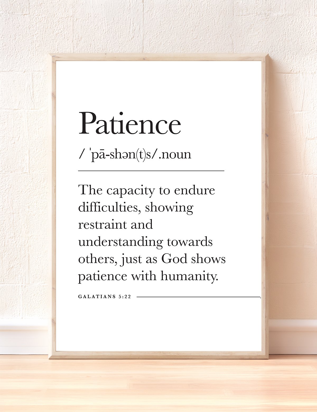Patience - Galatians 4 22