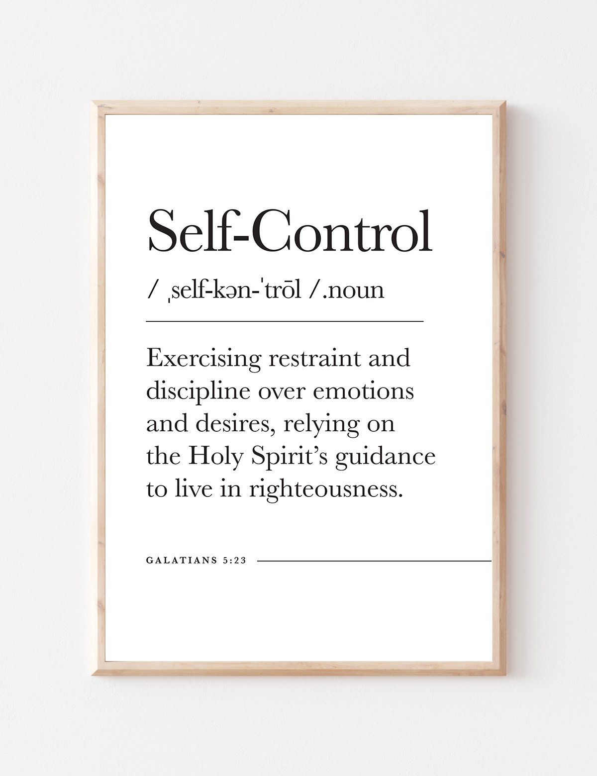 Self-Control-Christian-Wall-Art
