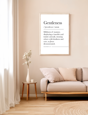 Gentleness Galatians 5 22 Christian Scripture