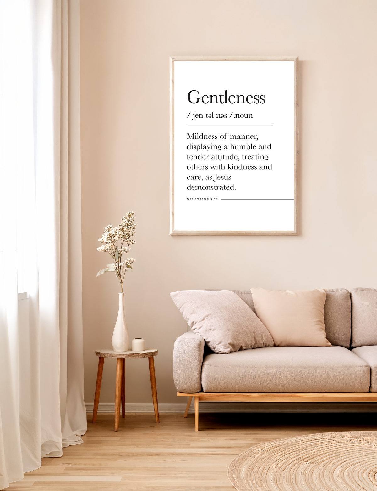 Gentleness Galatians 5 22 Christian Scripture