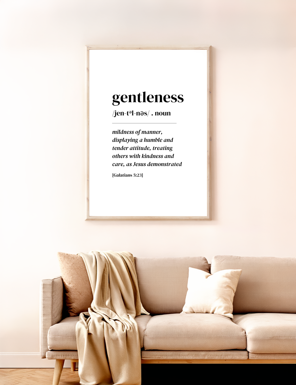 Gentleness - Galatians 5:23