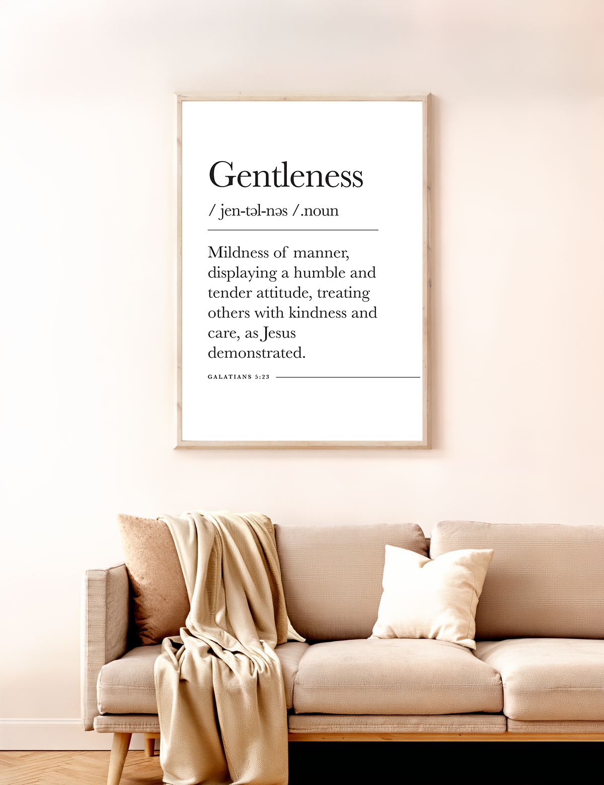 Gentleness Galatians 5 22 Christian Scripture