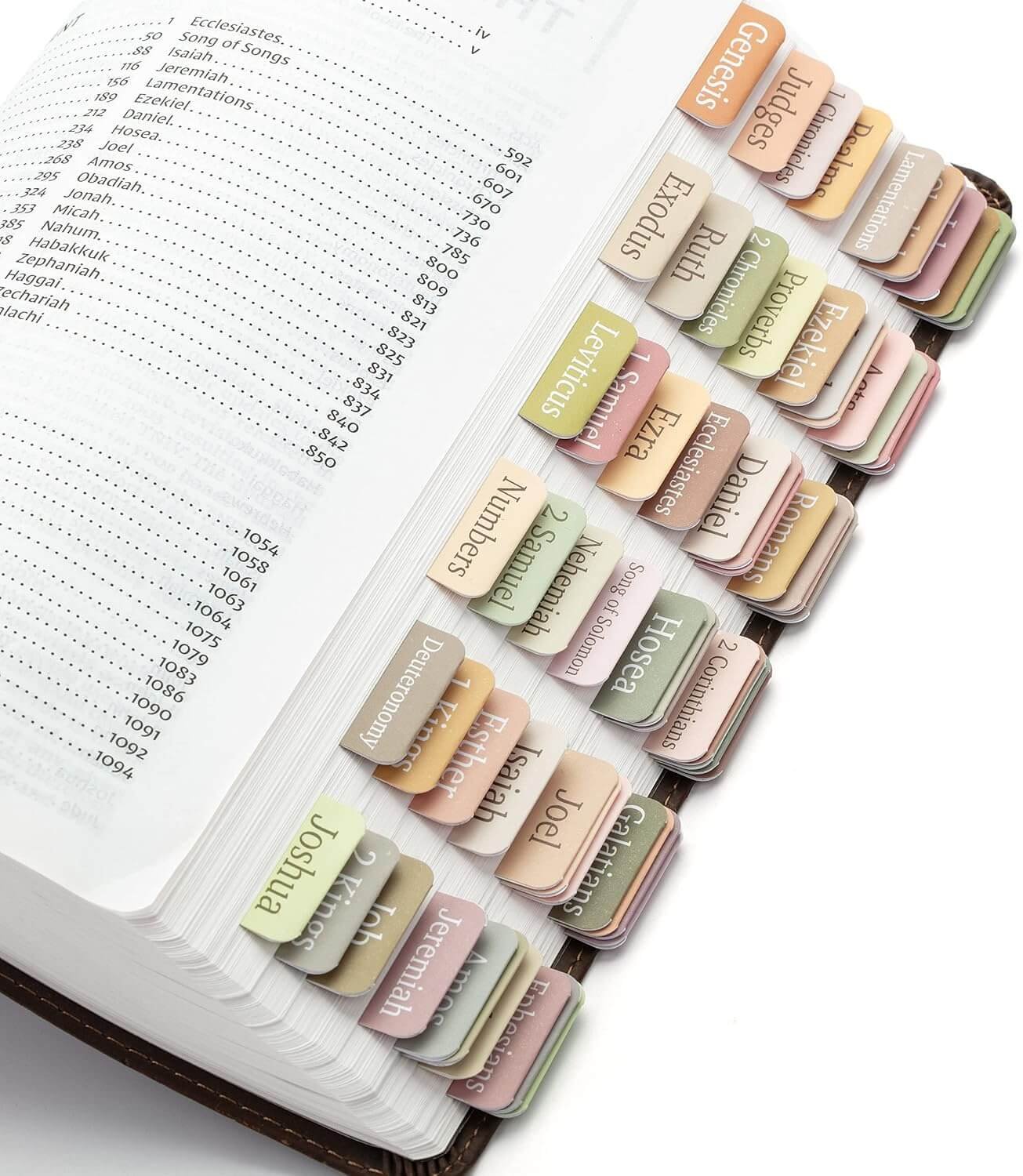 Boho Theme Bible Tabs