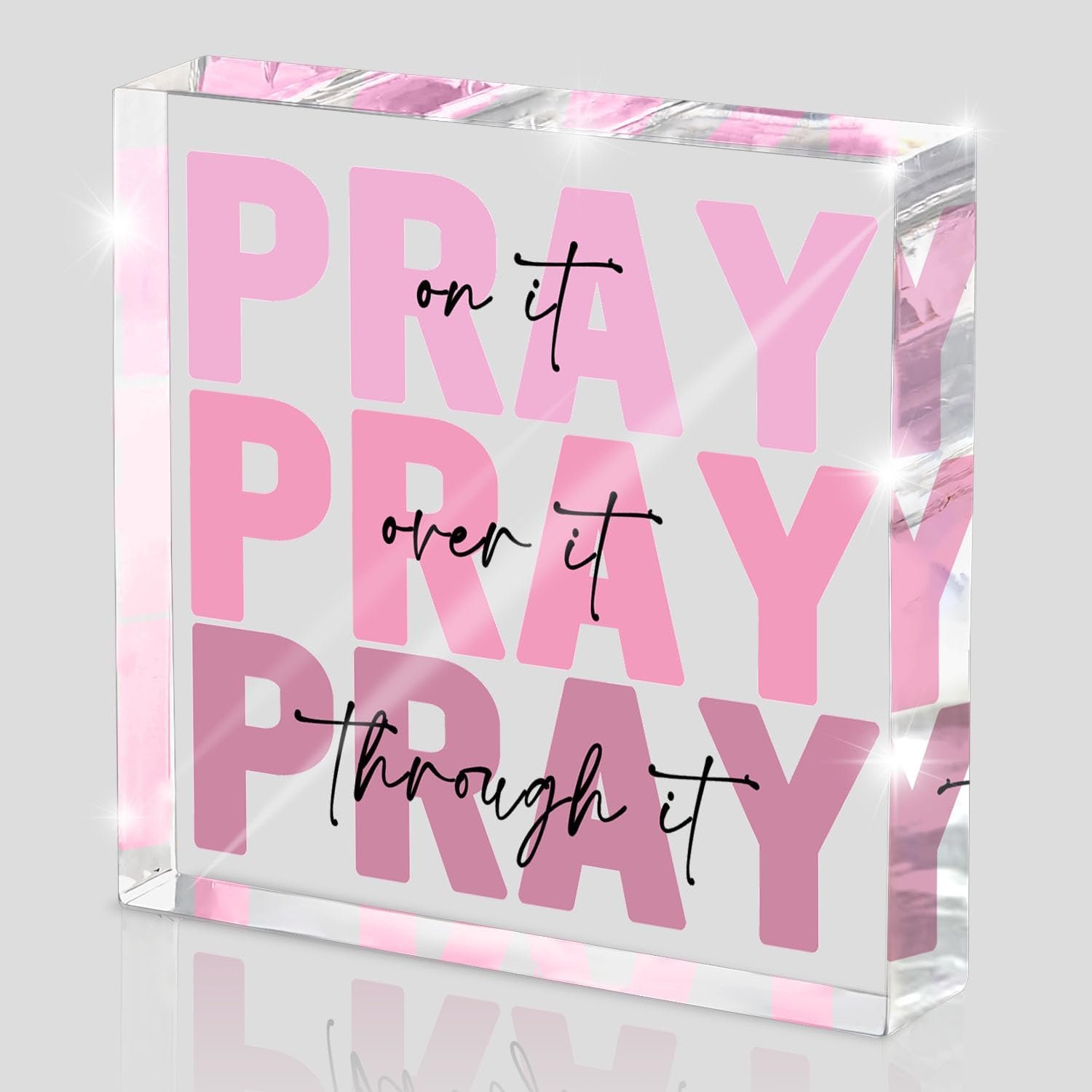 Pray on it, Pray Over it, Pray through it