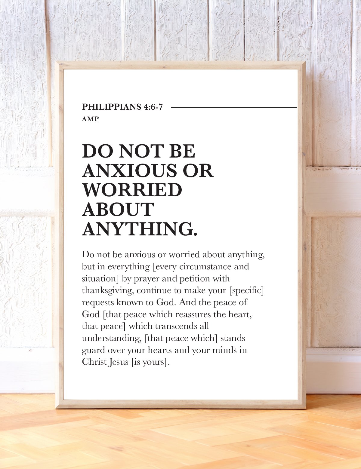 Do Not Be Anxious About Anything Thing Philippians 4 6