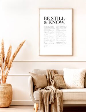 Be Still and Know Psalm 46