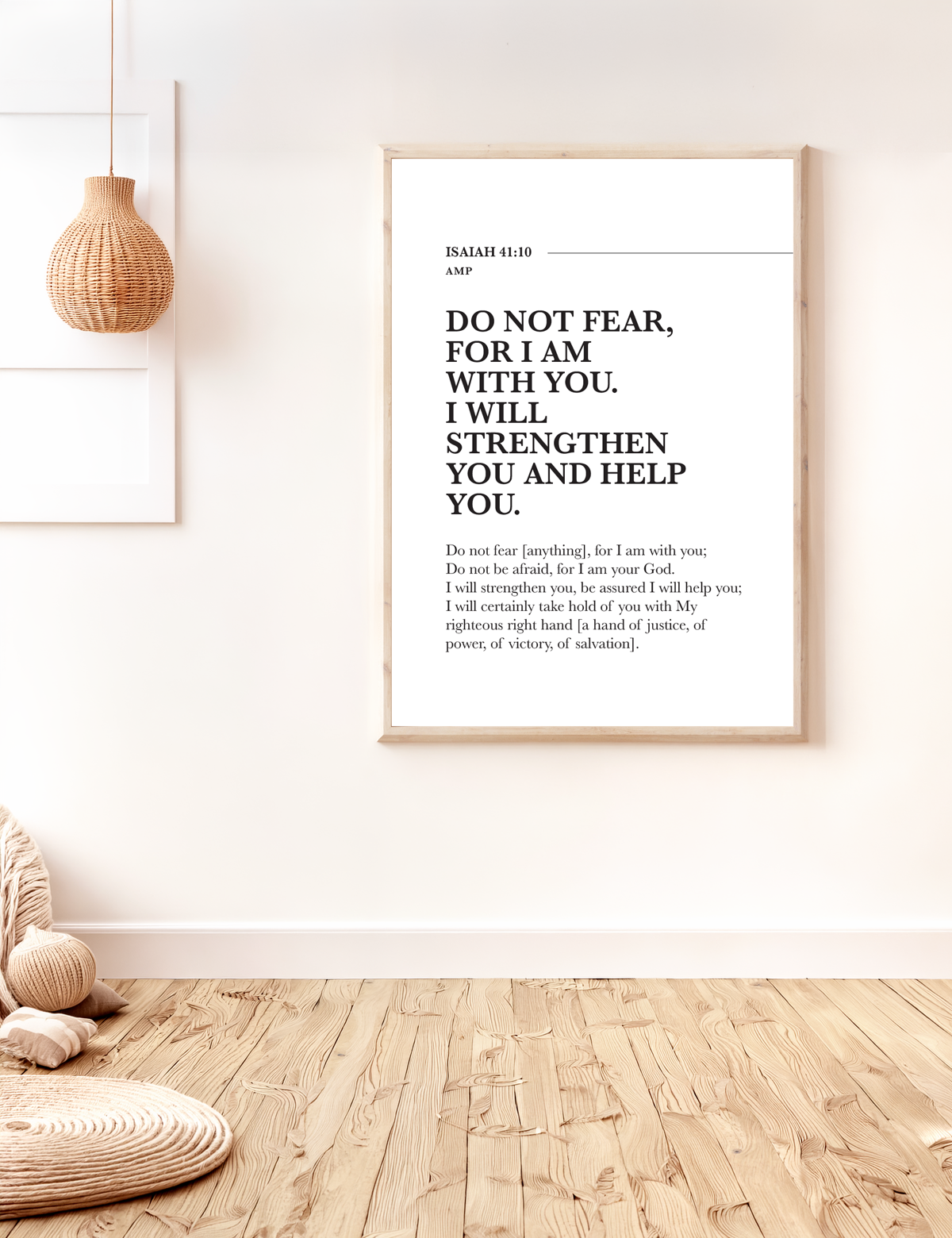 Do not fear for I am with you - Isaiah 41 10