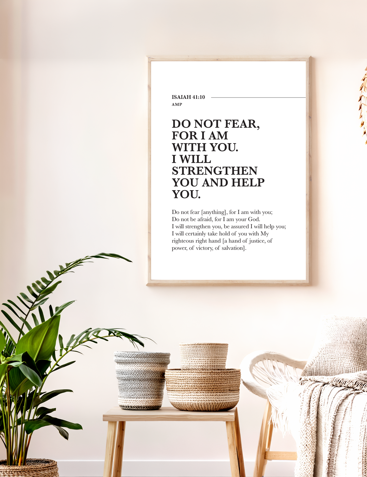 Do not fear for I am with you - Isaiah 41 10
