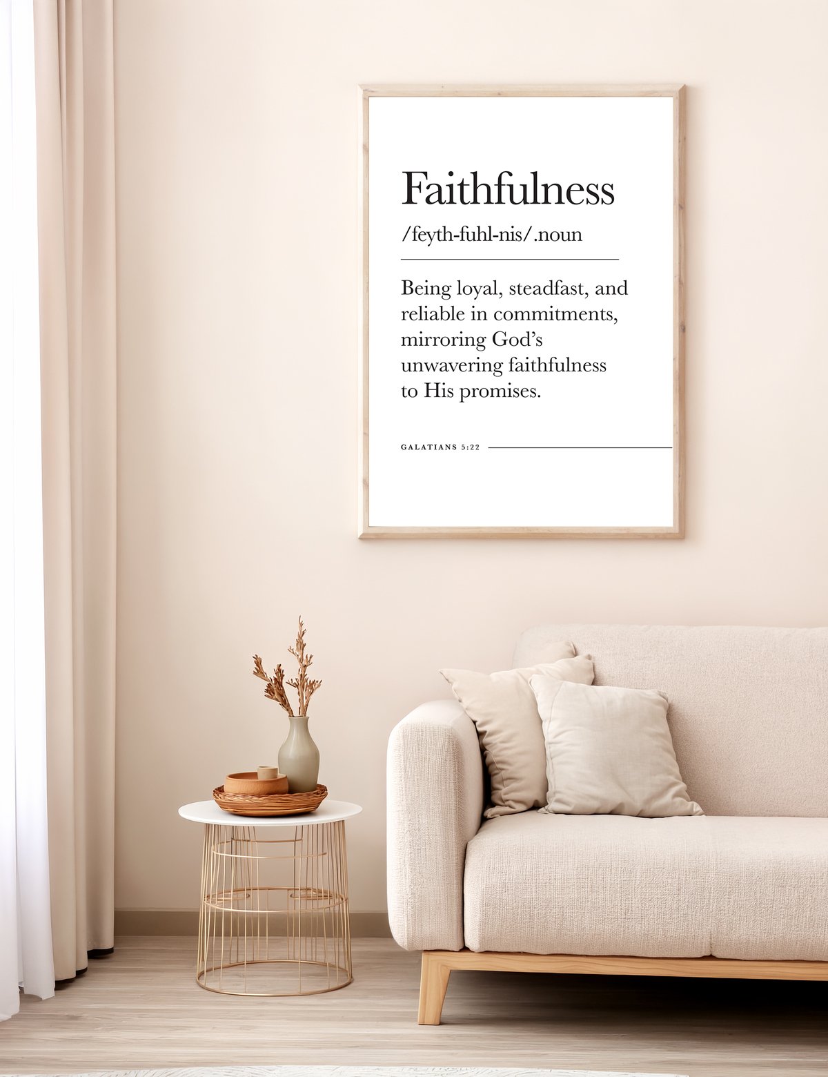 Faithfulness Galatians 5 22