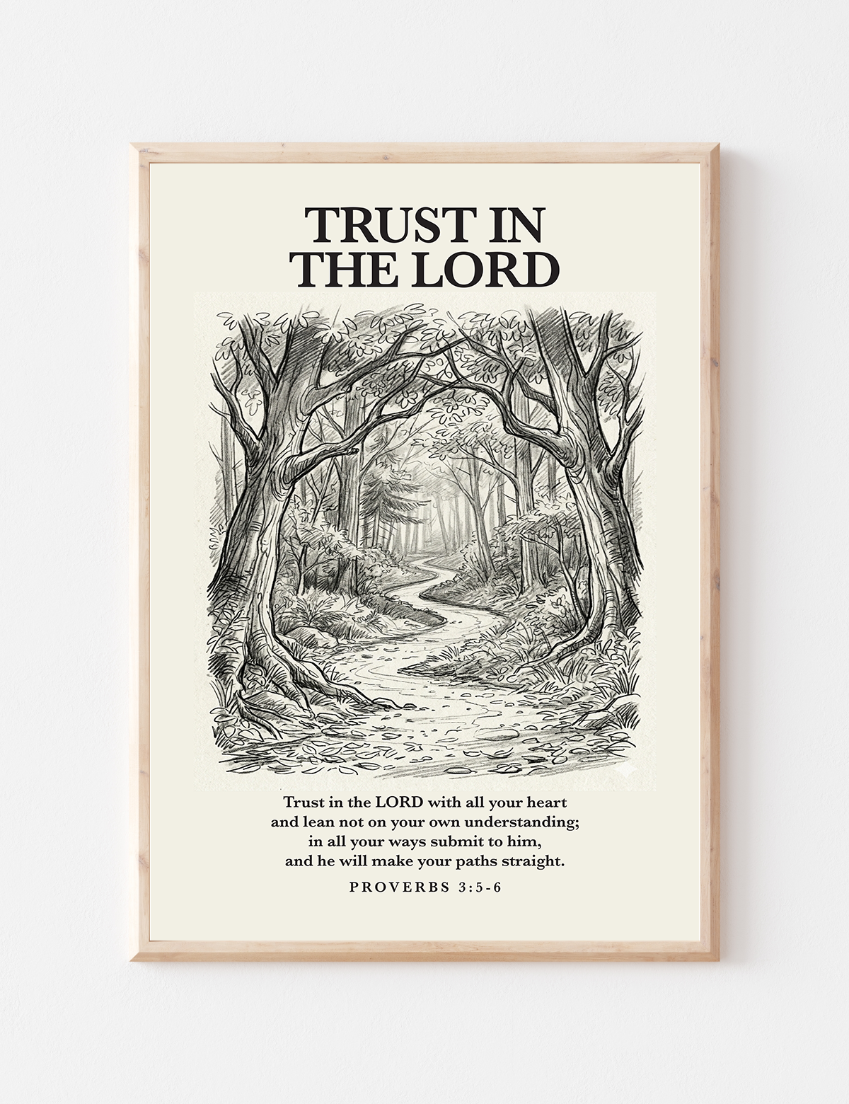 Trust In The Lord With All Your Heart Proverbs 3 5-6